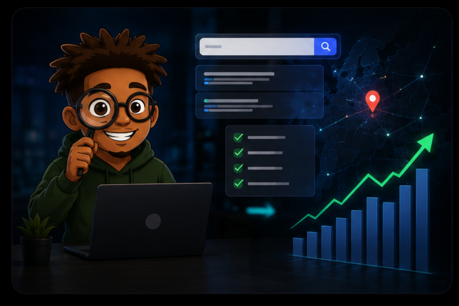 Projet d’optimisation SEO Genève avec interface Google et WordPress